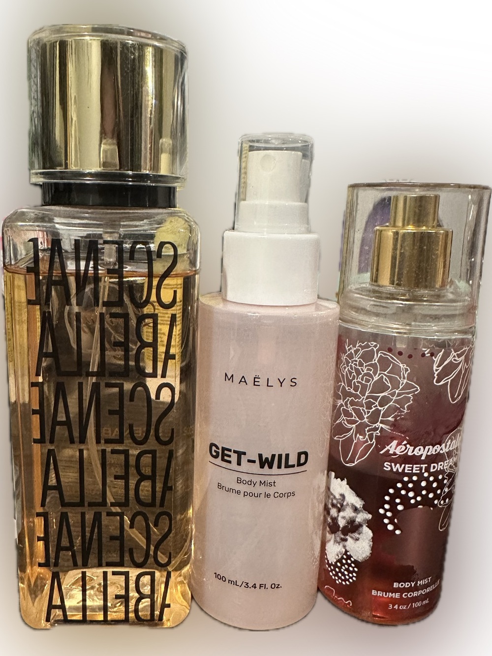 Maëlys Get-Wild Body Mist & Assorted Fragrance Trio
